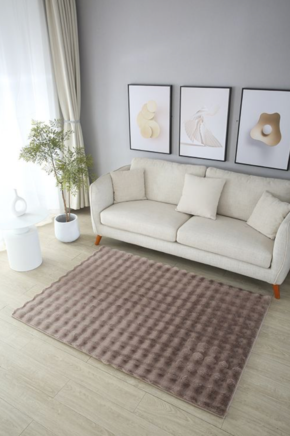 Pelus Waves Carpet Brown