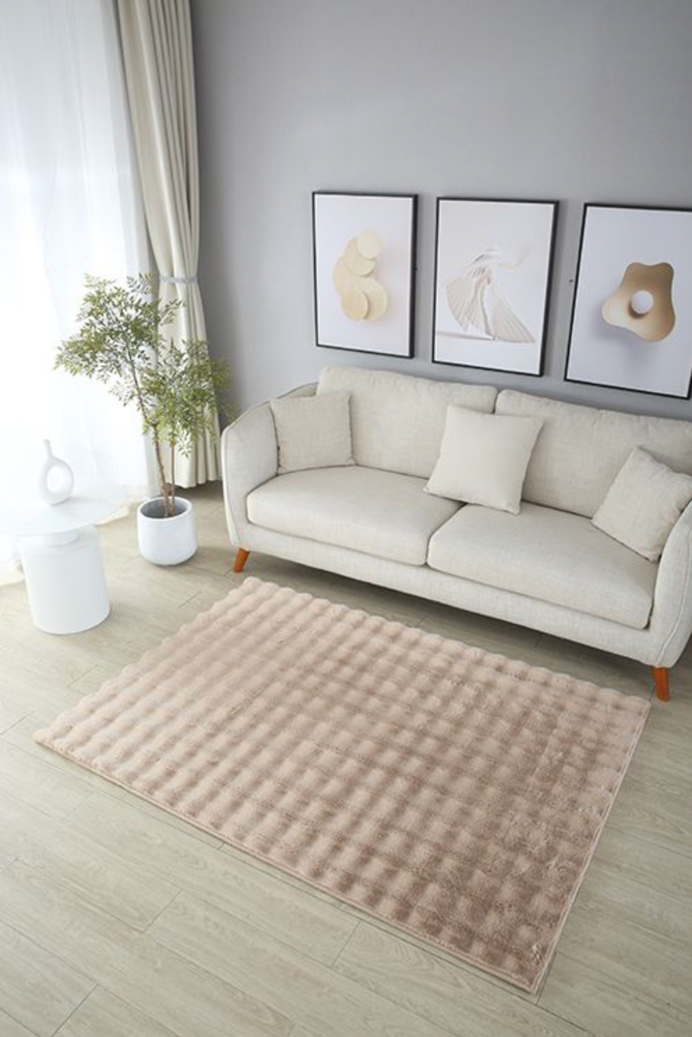 Pelus Waves Carpet Beige