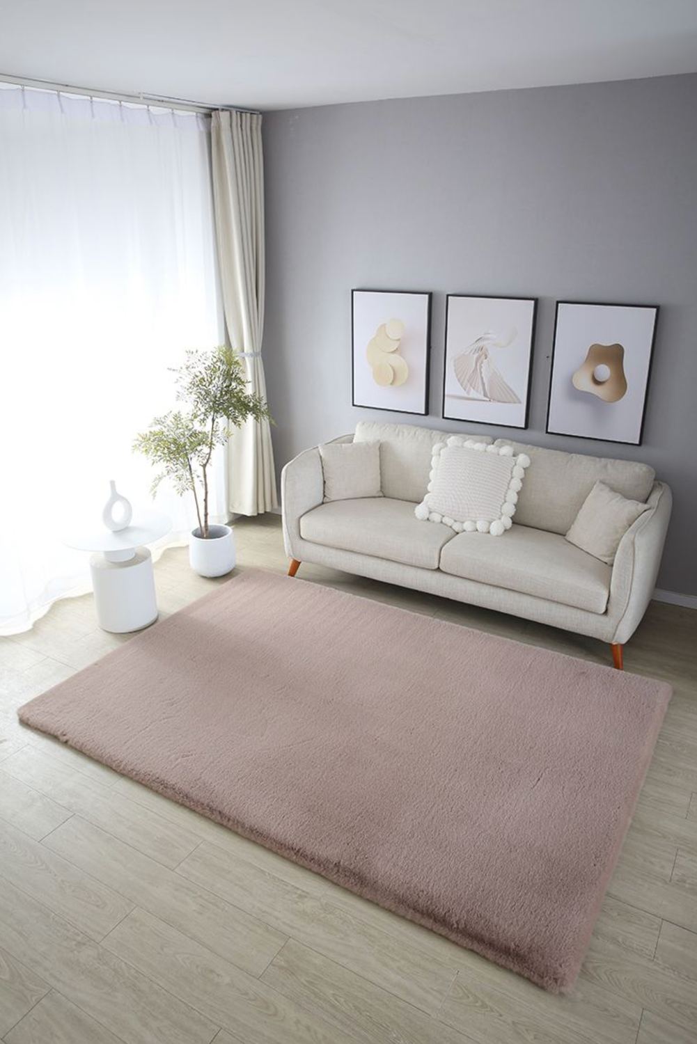 Pelus Soft Carpet Brown