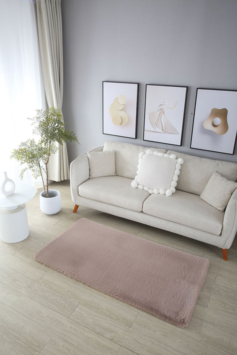 Pelus Soft Carpet Brown