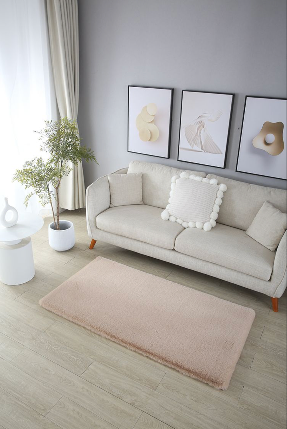 Pelus Soft Tapijt Beige