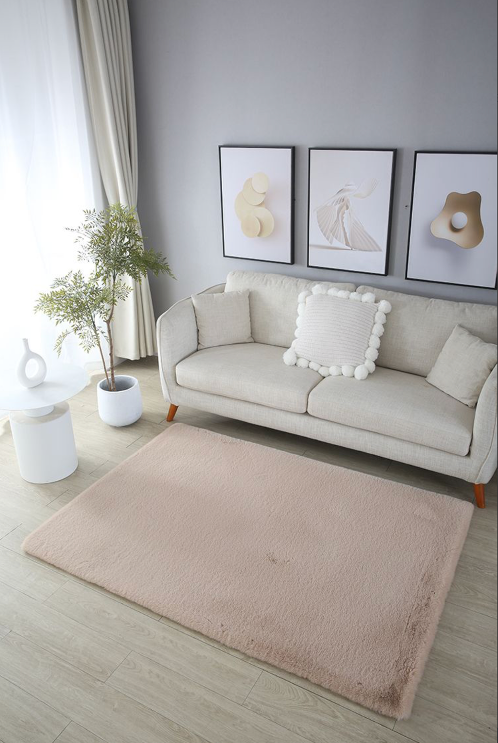 Pelus Soft Tapijt Beige