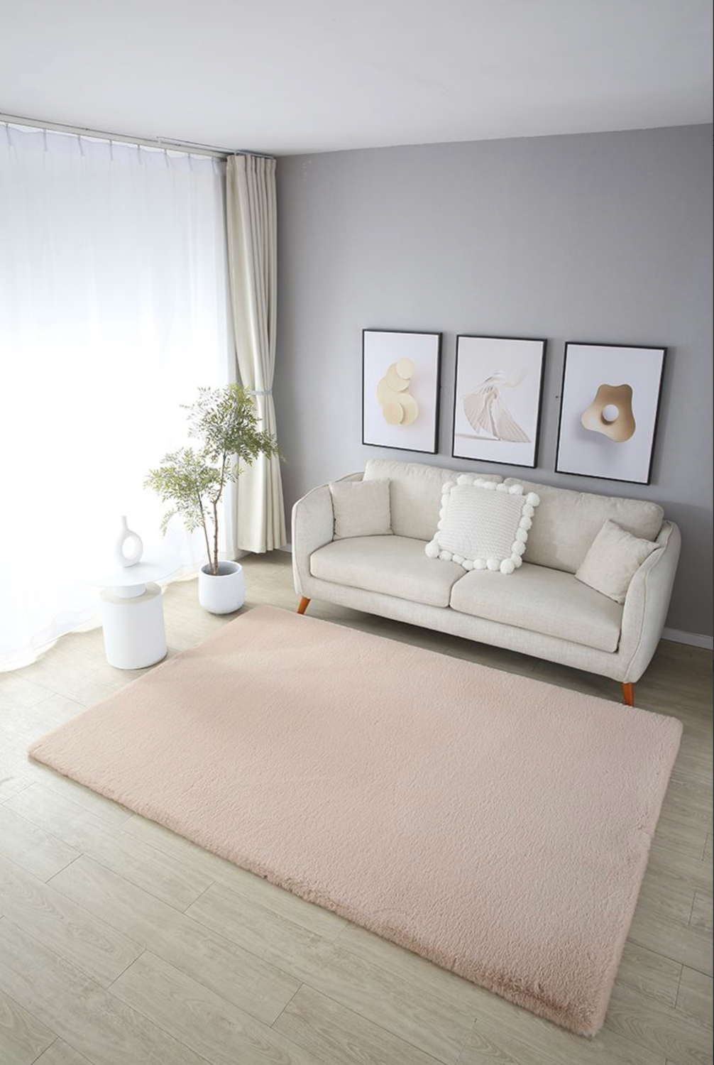 Pelus Soft Tapijt Beige