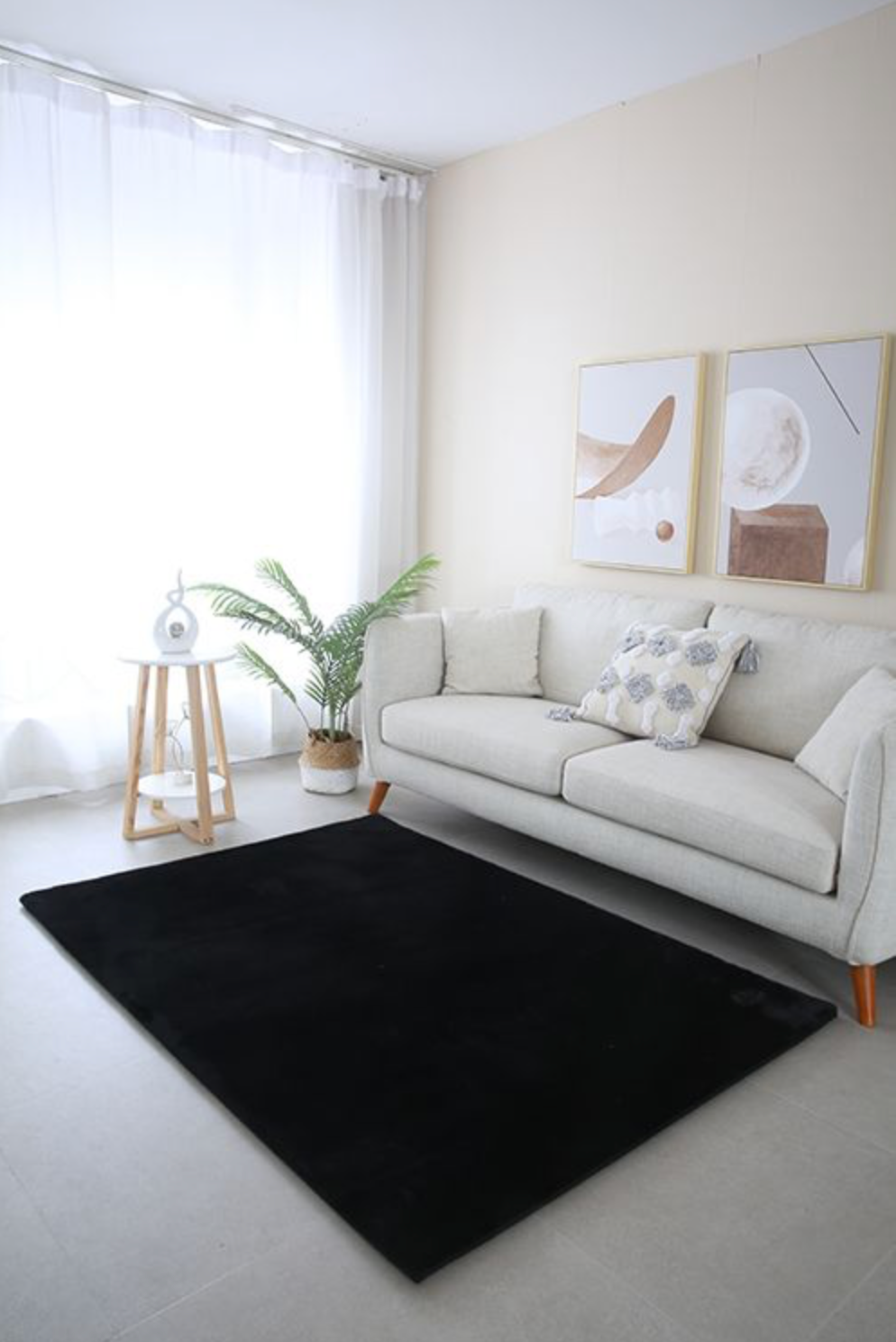 Pelus Carpet Black