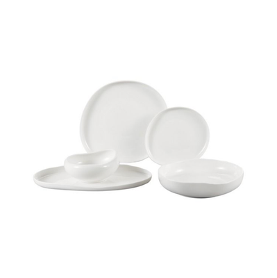 Bricard Barles White dinnerware set | 25-piece for 6 persons