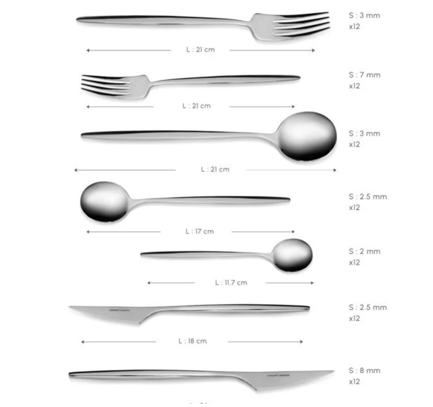 Karaca Braga Cutlery Set 84 Pieces in an Elegant Box