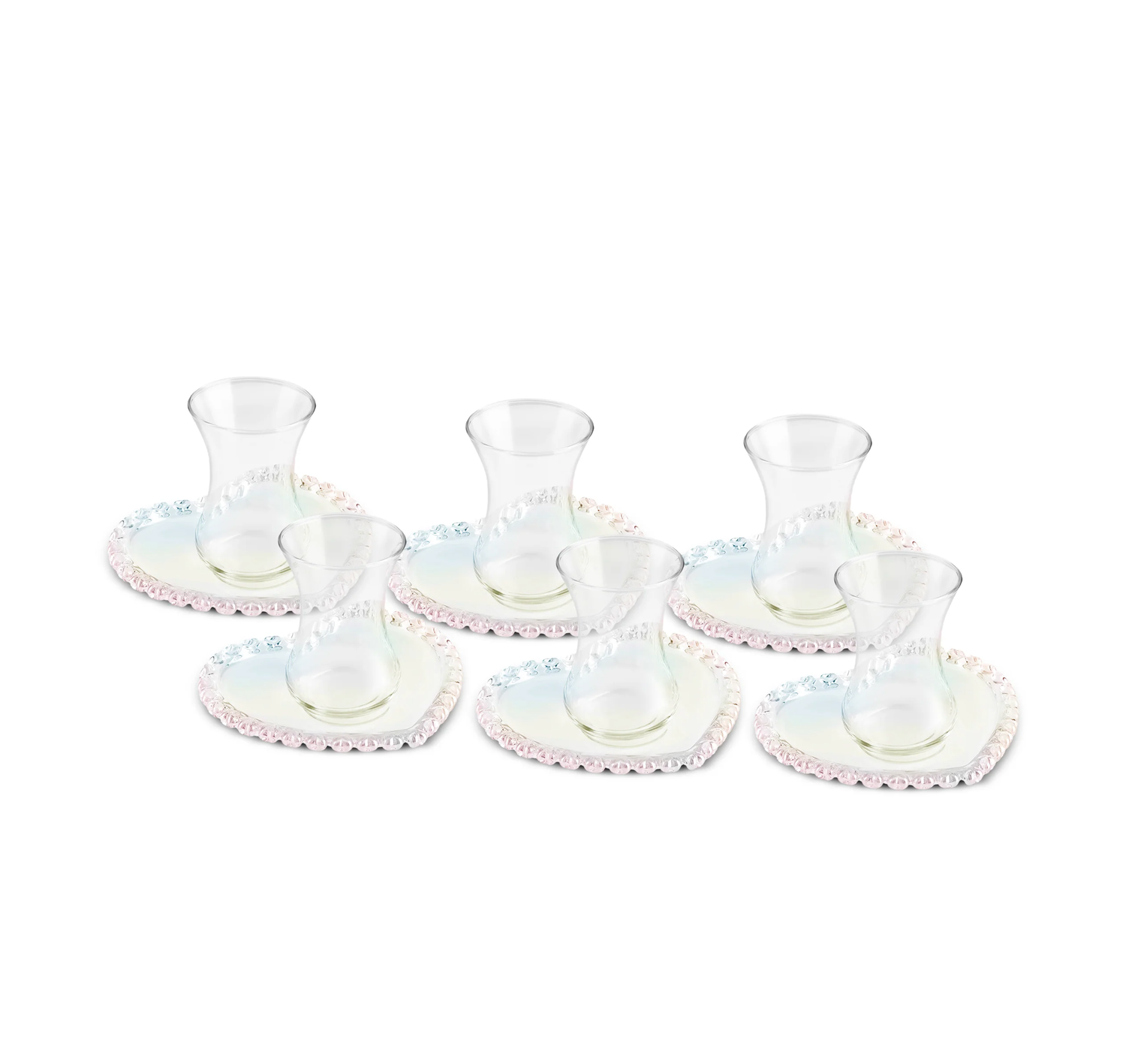 Karaca Rory 12-Piece 6 Person Tea Set 14 cm