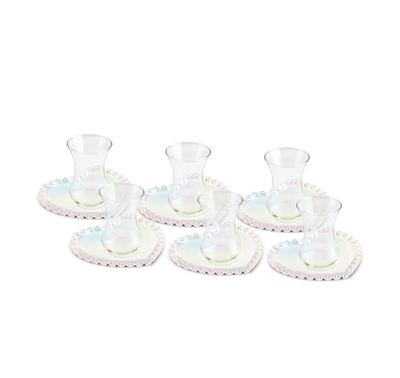 Karaca Rory 12-Piece 6 Person Tea Set 14 cm
