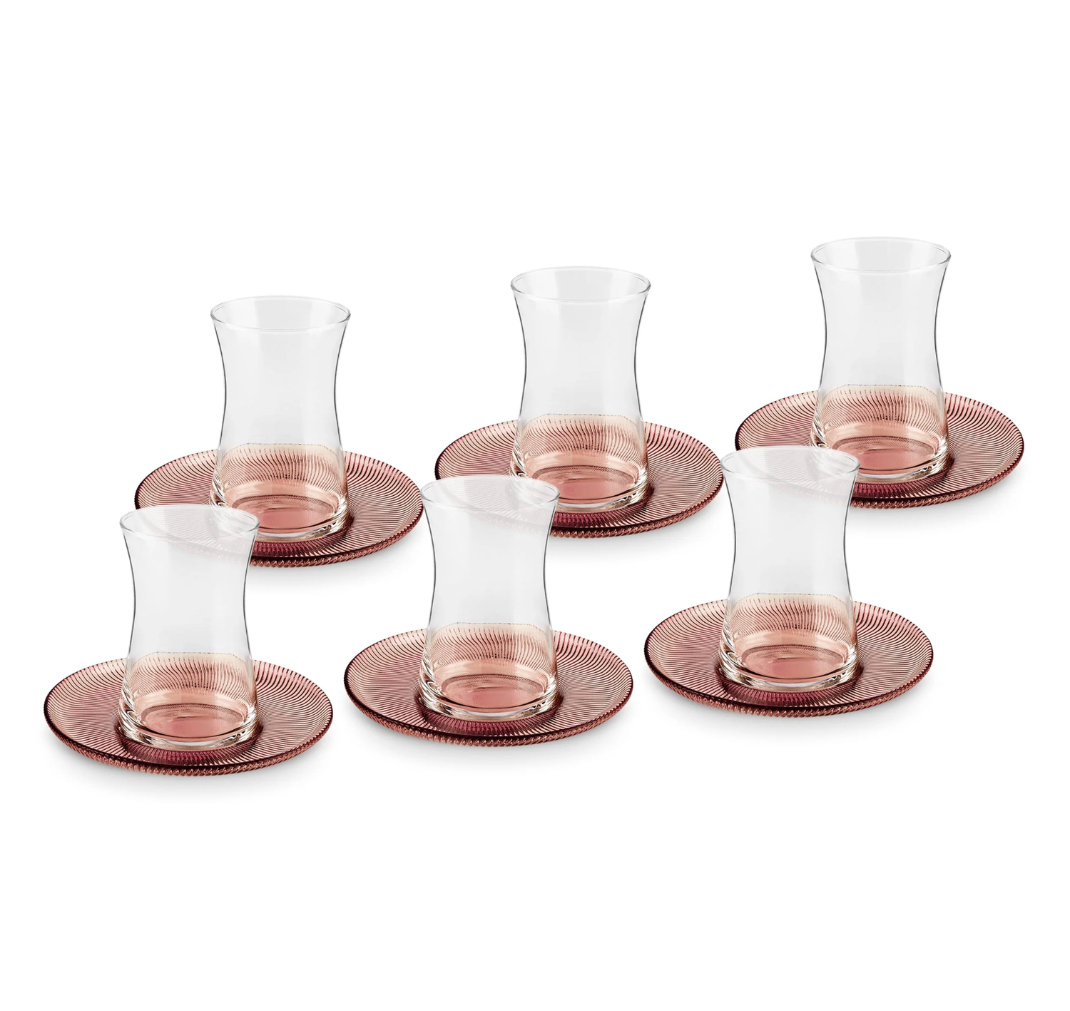 Karaca Juliet Brown 6-Person Tea Set