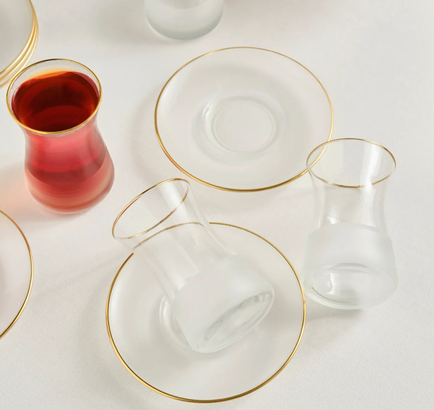 ​Karaca Jasmine White Thee Set voor 6 personen, 12 stuks​