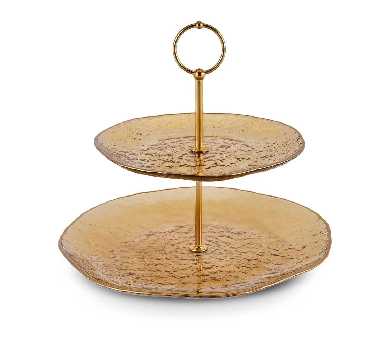 Karaca Dune Glass 7-Piece Serveware Set for 6 People, Brown