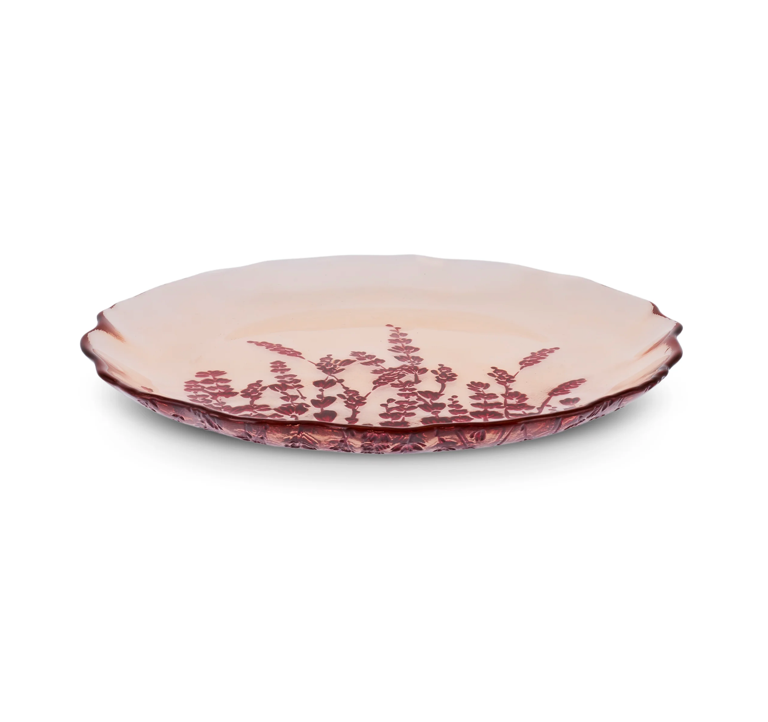 Karaca Red Lavender 7-Piece Cake Set