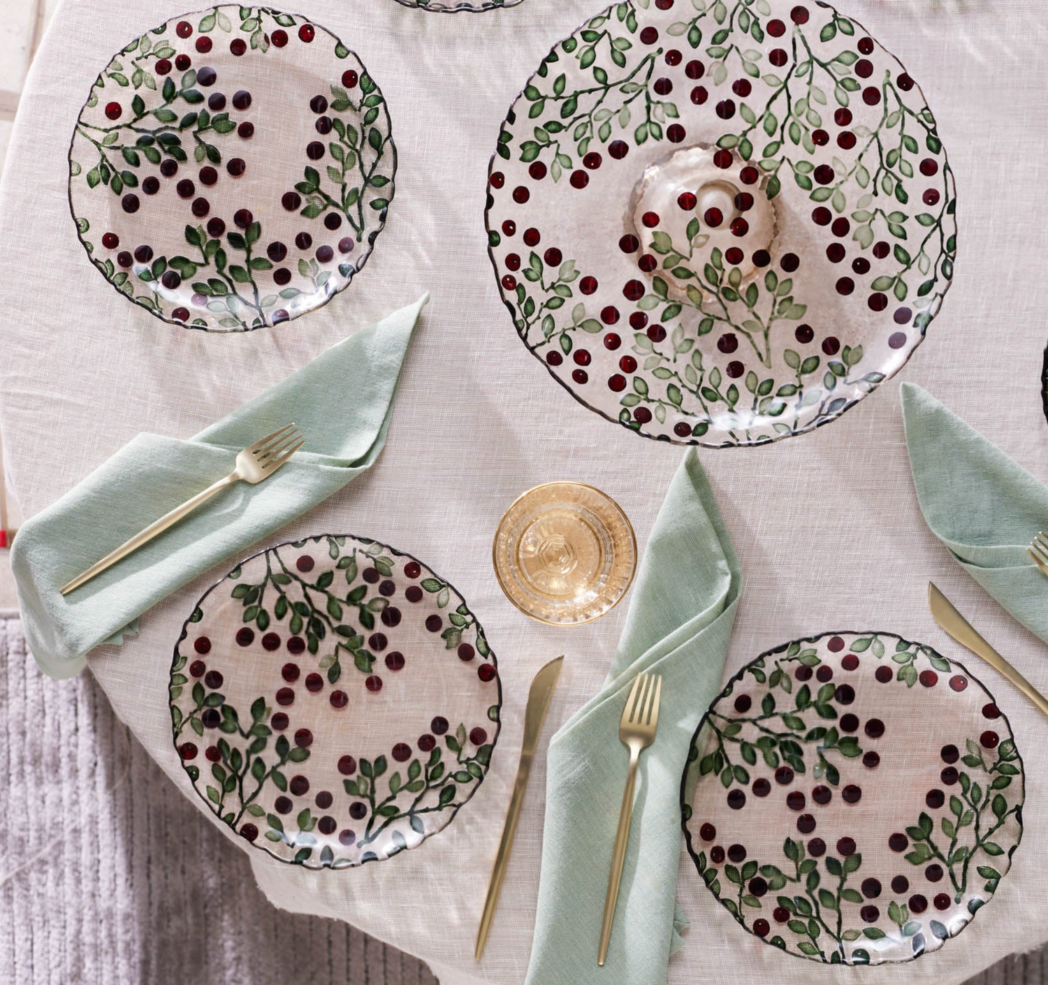Karaca Berry 7-Piece Dessert Set
