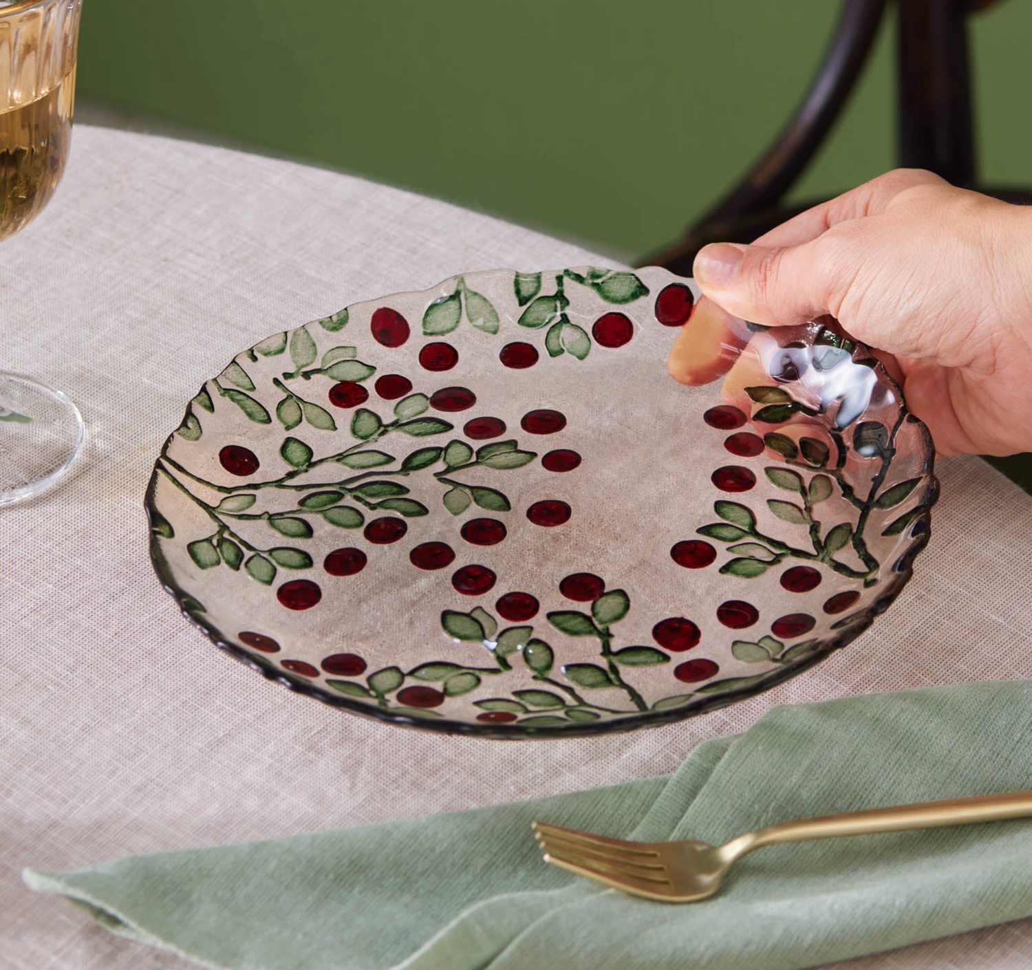 Karaca Berry 7-Piece Dessert Set