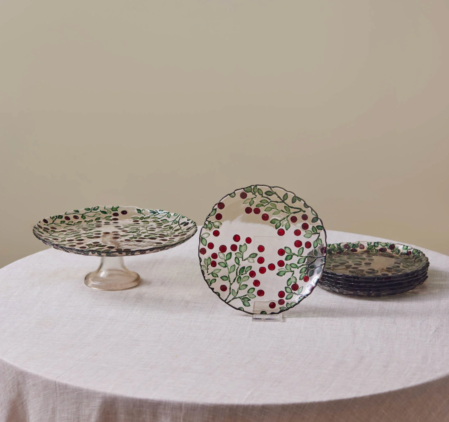 Karaca Berry 7-Piece Dessert Set
