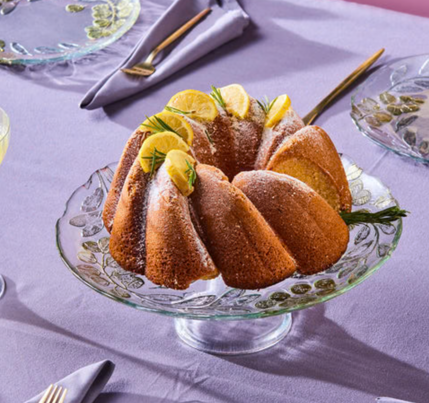Karaca Eucalyptus 7-piece dessert Set