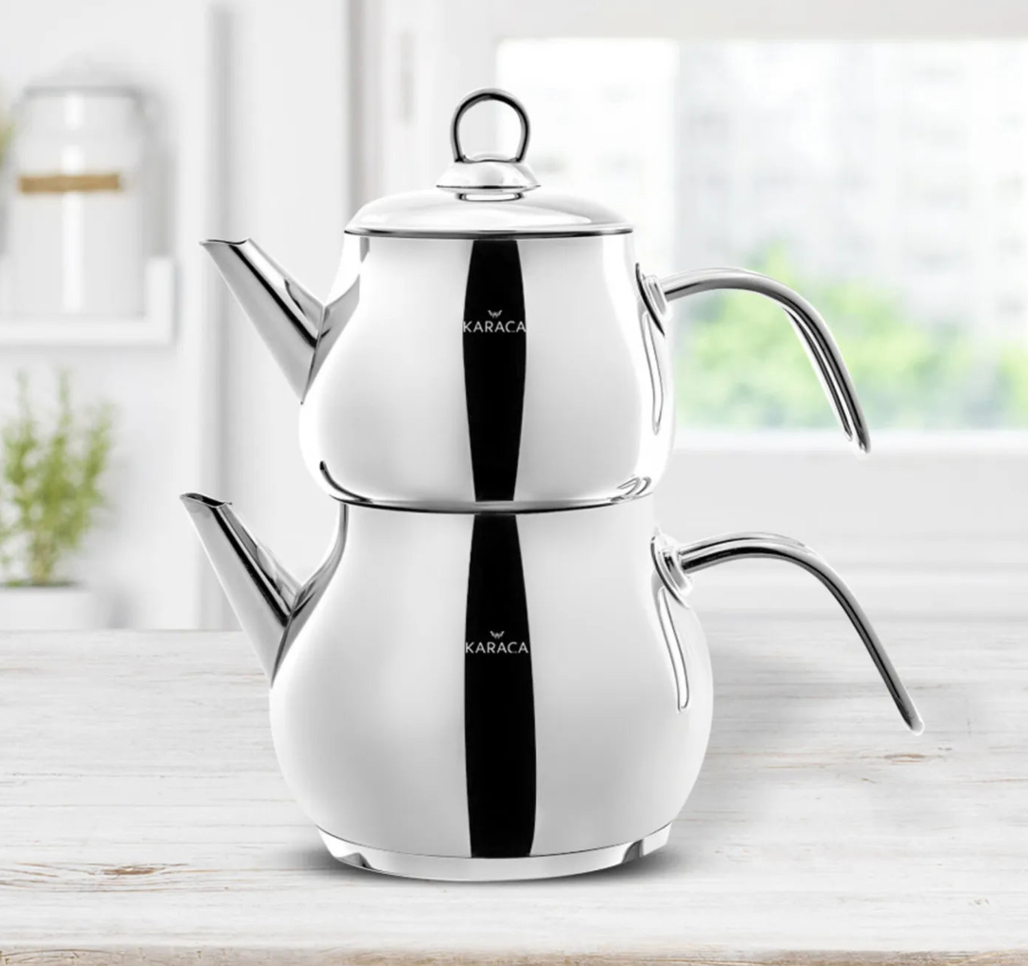 Karaca Layla Tea Pot Set Metal
