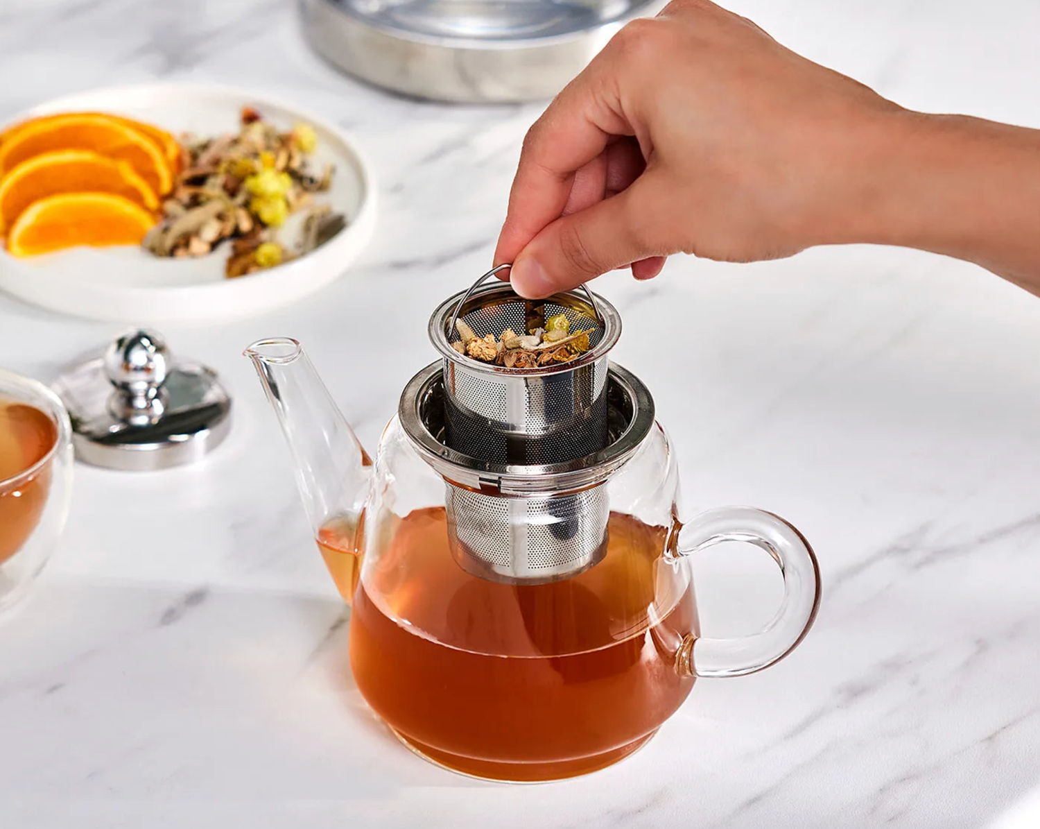 Karaca Dora Glass Teapot