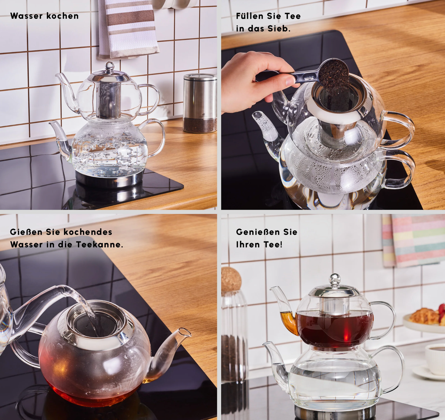 Karaca Pandora Glass Teapot