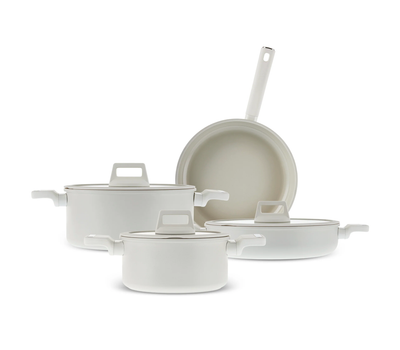 Karaca Swiss Crystal Valenti Ceramica 7-Piece Cookware Set