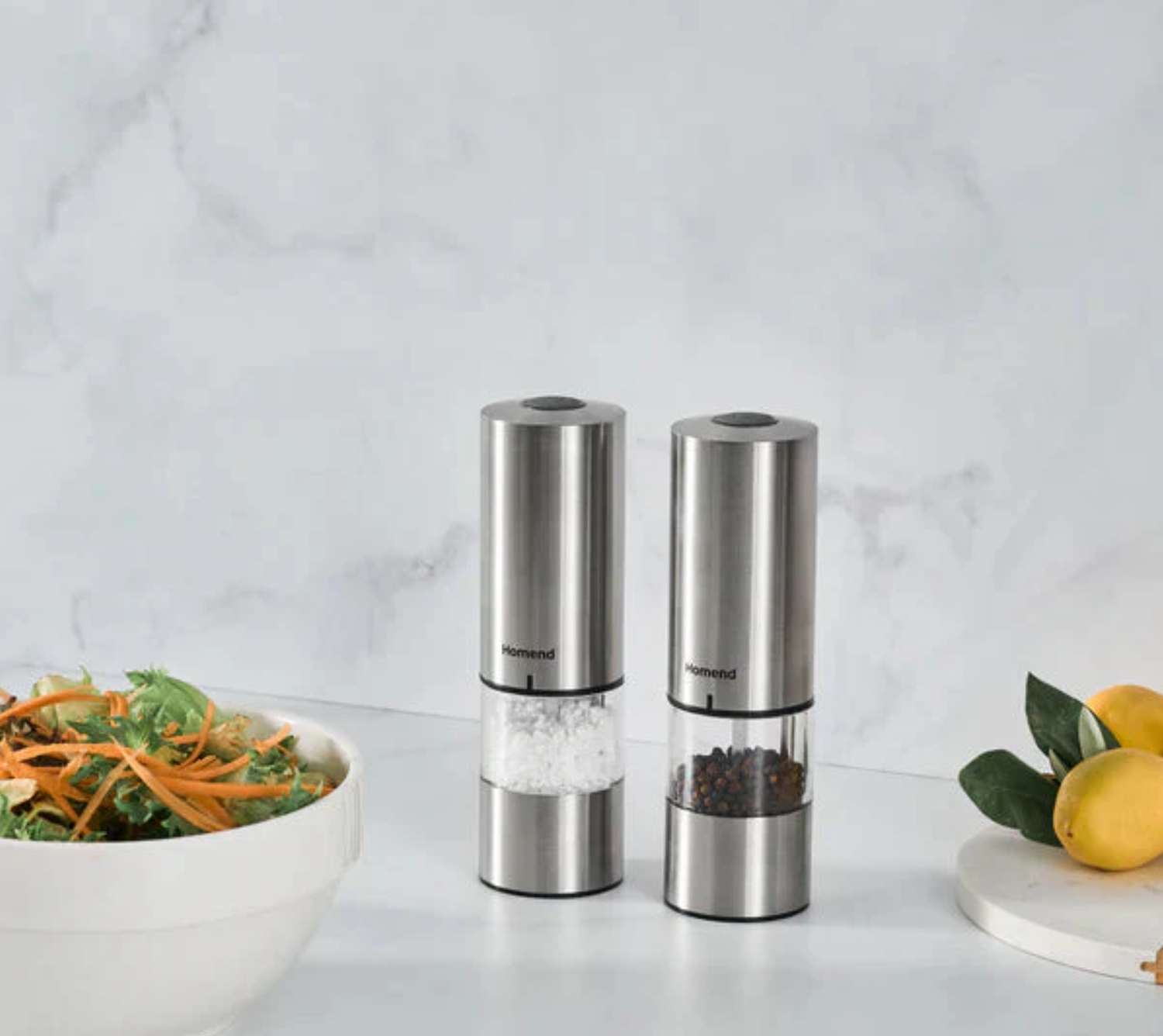 Homend Grindgo 6004UK Rechargeable Spice Mill, Inox