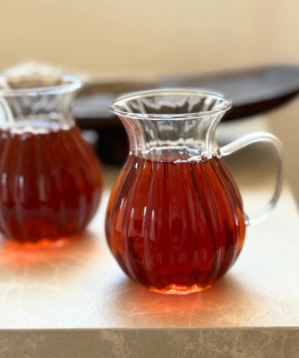Riffel tea glasses with handle - 6 pcs.