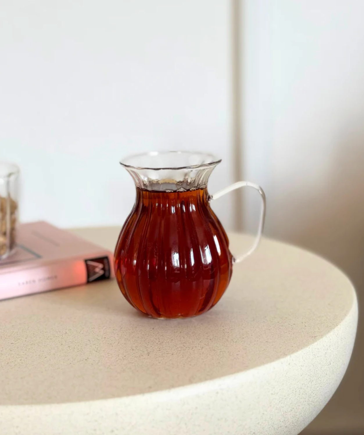 Riffel theeglazen met handvat - 6 st.