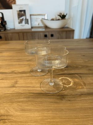 Clover Ripple champagne glasses | 6 pieces | 160 ml
