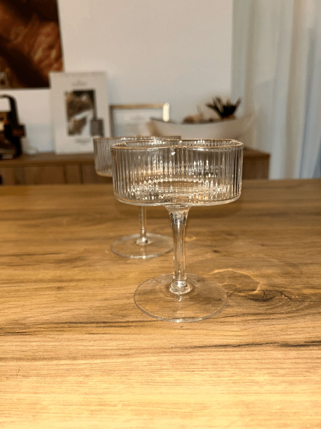 Clover Ripple champagne glasses | 6 pieces | 160 ml