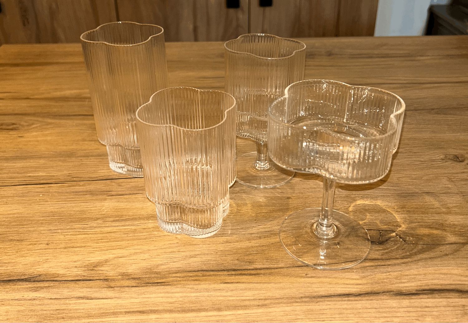 Clover Ripple champagne glasses | 6 pieces | 160 ml