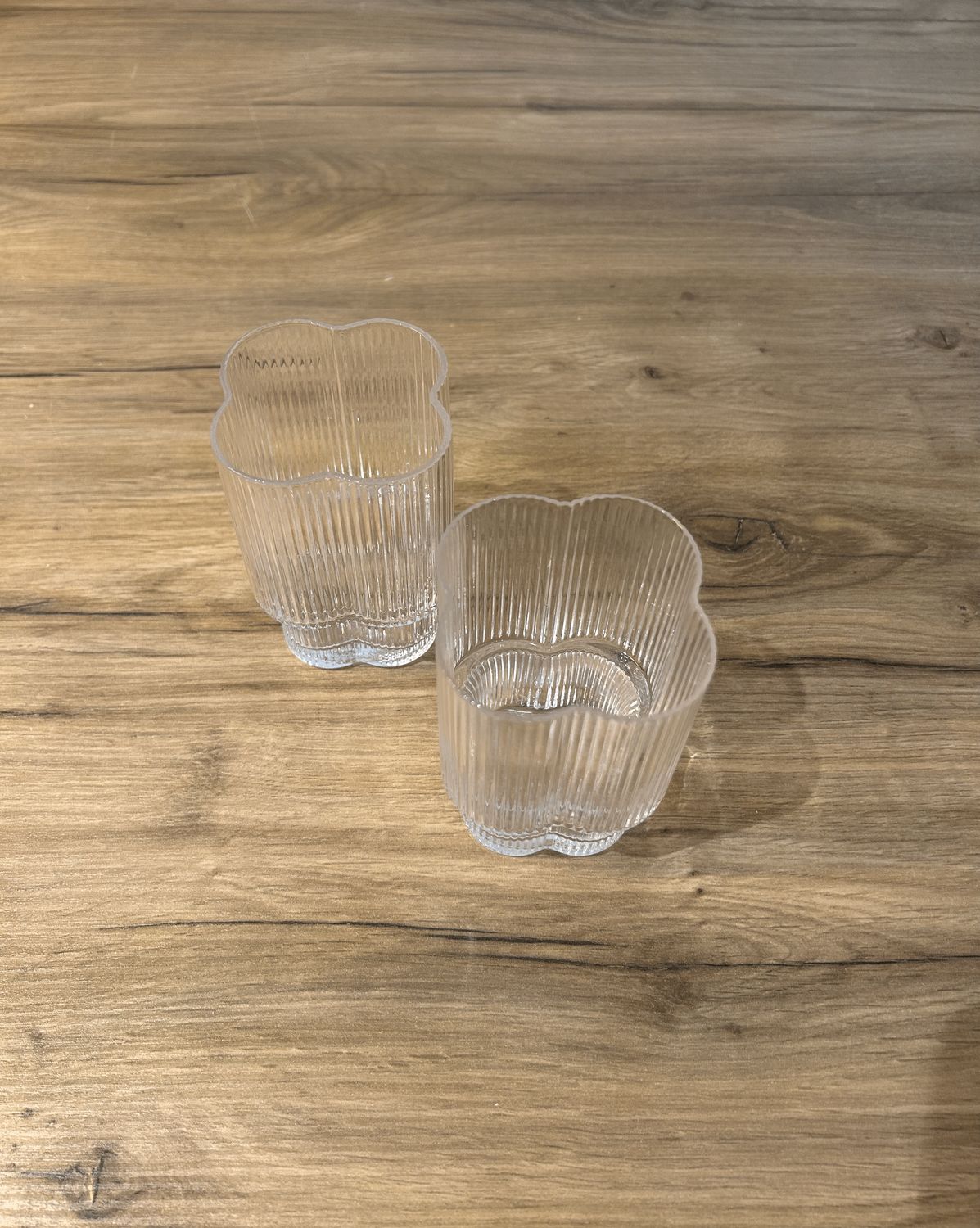 Clover Ripple glasses Short | 6 pieces | 330 ml