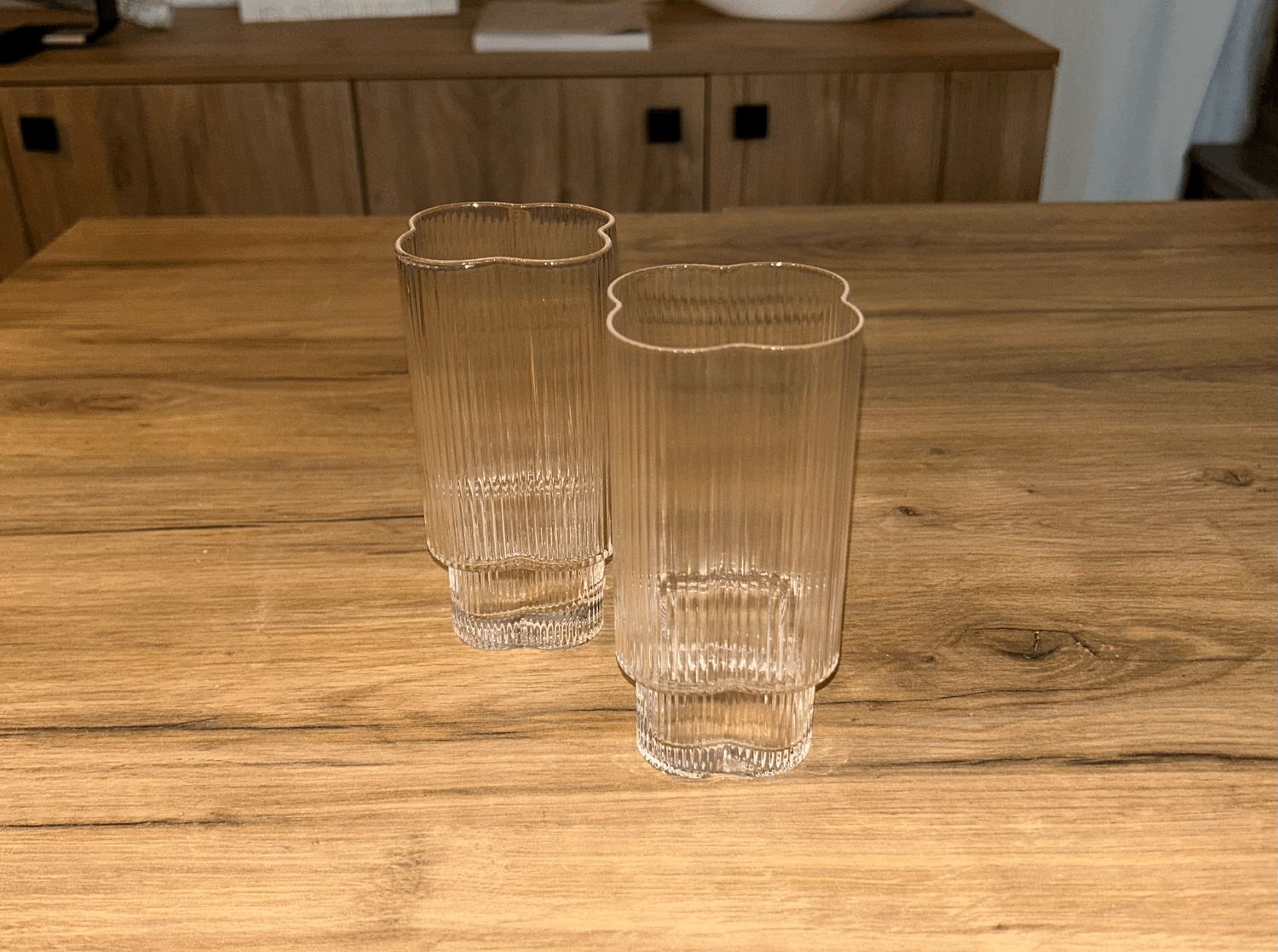 Clover Ripple glasses long | 6 pieces | 350 ml