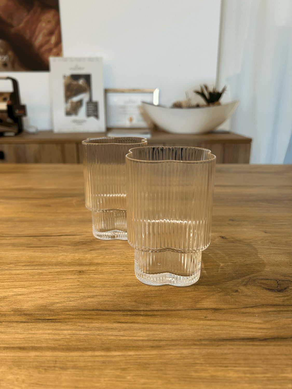 Clover Ripple glasses Short | 6 pieces | 330 ml