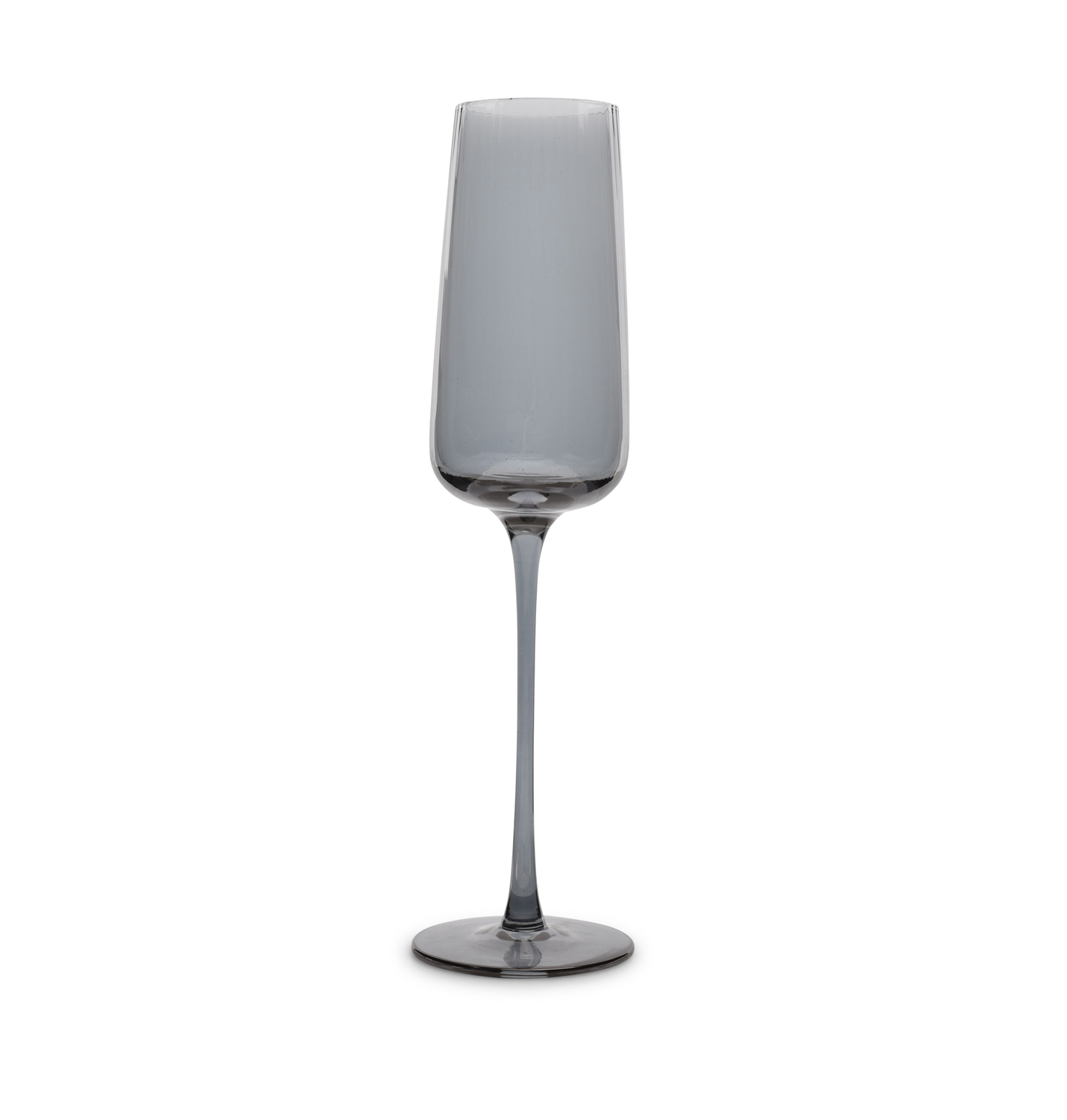 S|P Collection Champagne glass 24cl smoked Ray - set/4