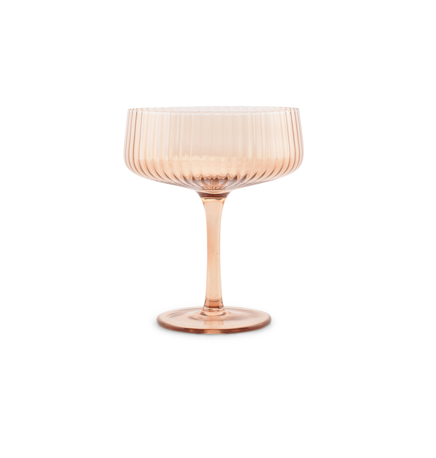 S|P Collection Champagne glass 23cl coupe amber Ray - set/4