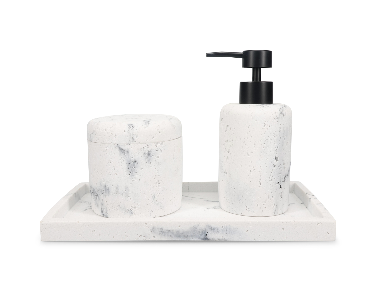 S|P Collection Soap dispenser 25cl marble white Suds