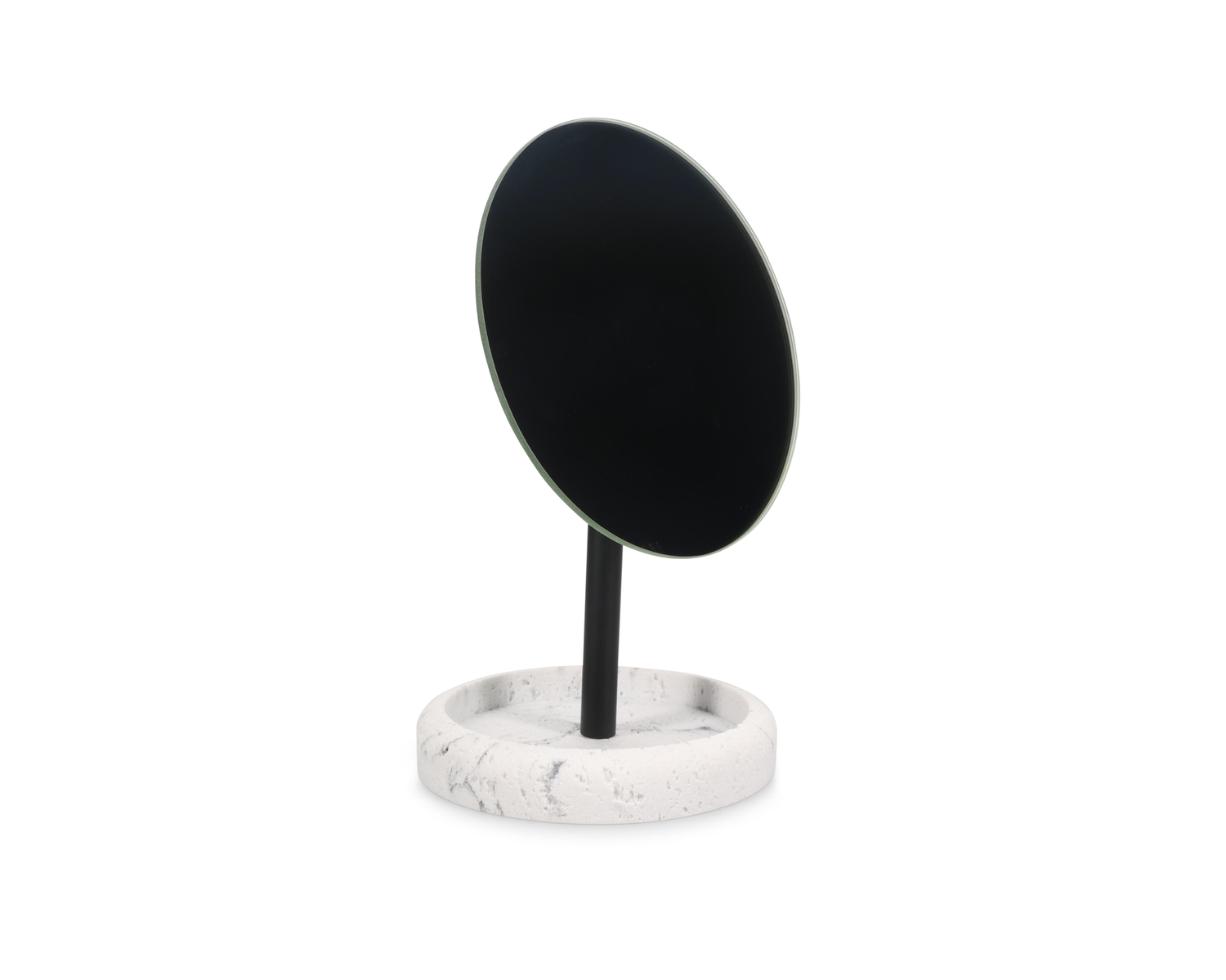 S|P Collection Mirror 13xH23cm with stand marble white Suds