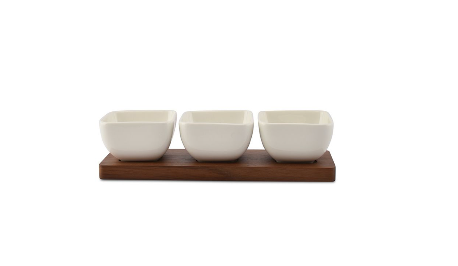 Ona Acacia Aperoset 25x8xH6.5cm 4-piece white Cucina
