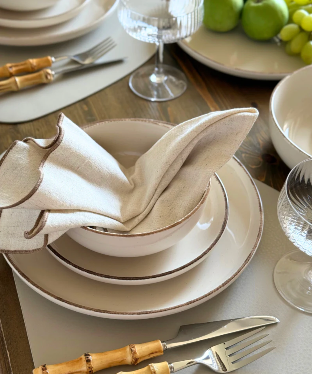 Milano 6 Person 24 - Piece Dinnerware Set