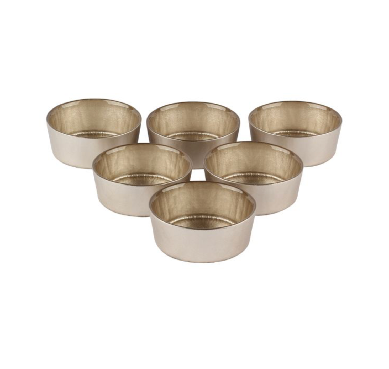 Rexy Bowls Set | 9 CM Champagne 6-Piece