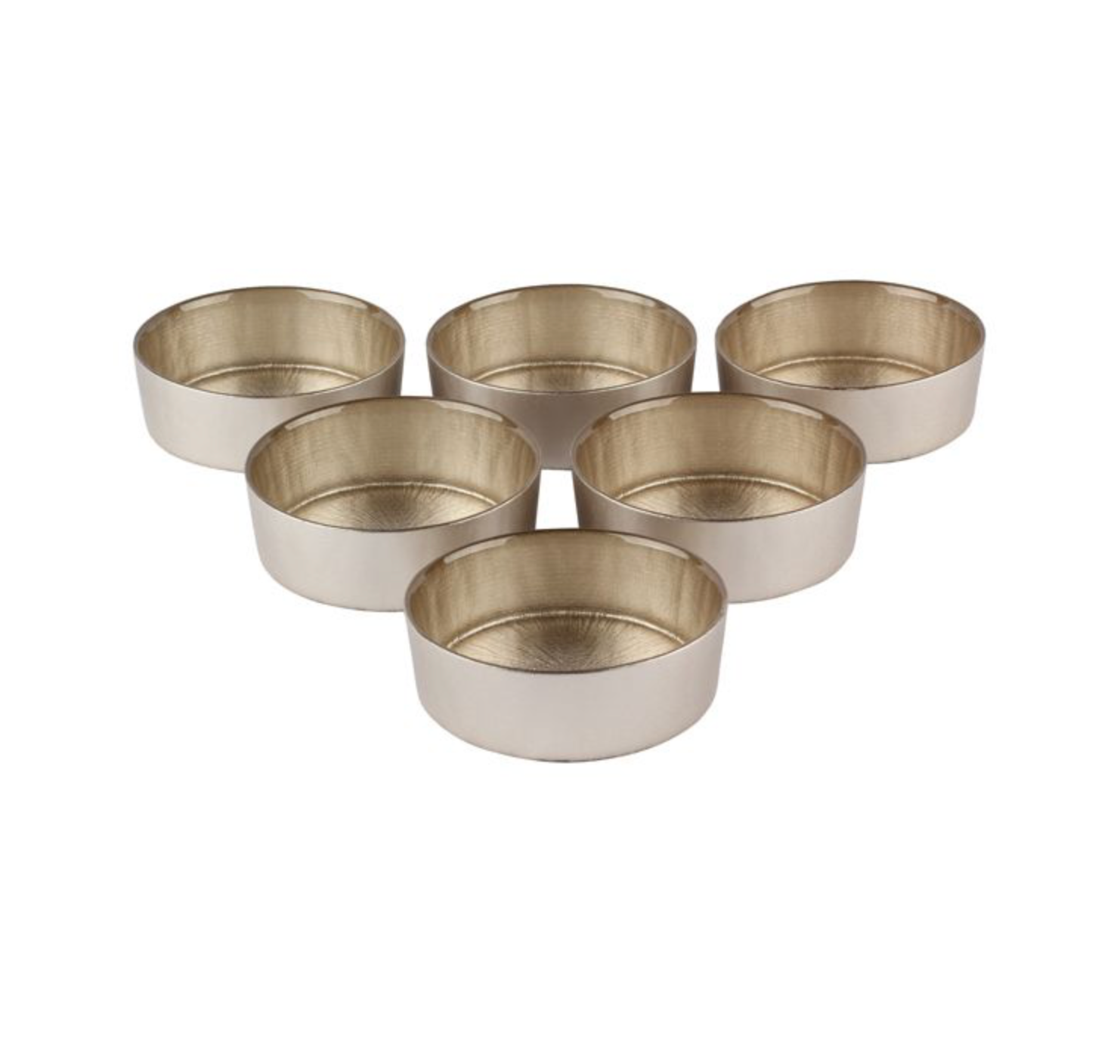 Rexy Bowls Set | 16 CM Champagne 6-Piece