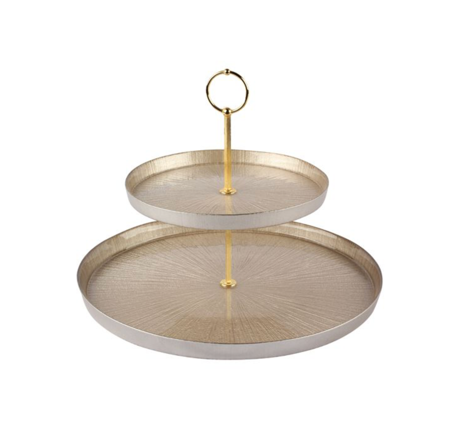 Rexy Etagere 2-Layer | 21 - 32 CM Champagne