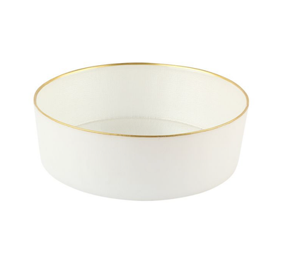 Rexy Bowl | 20 CM Pearl White Gold