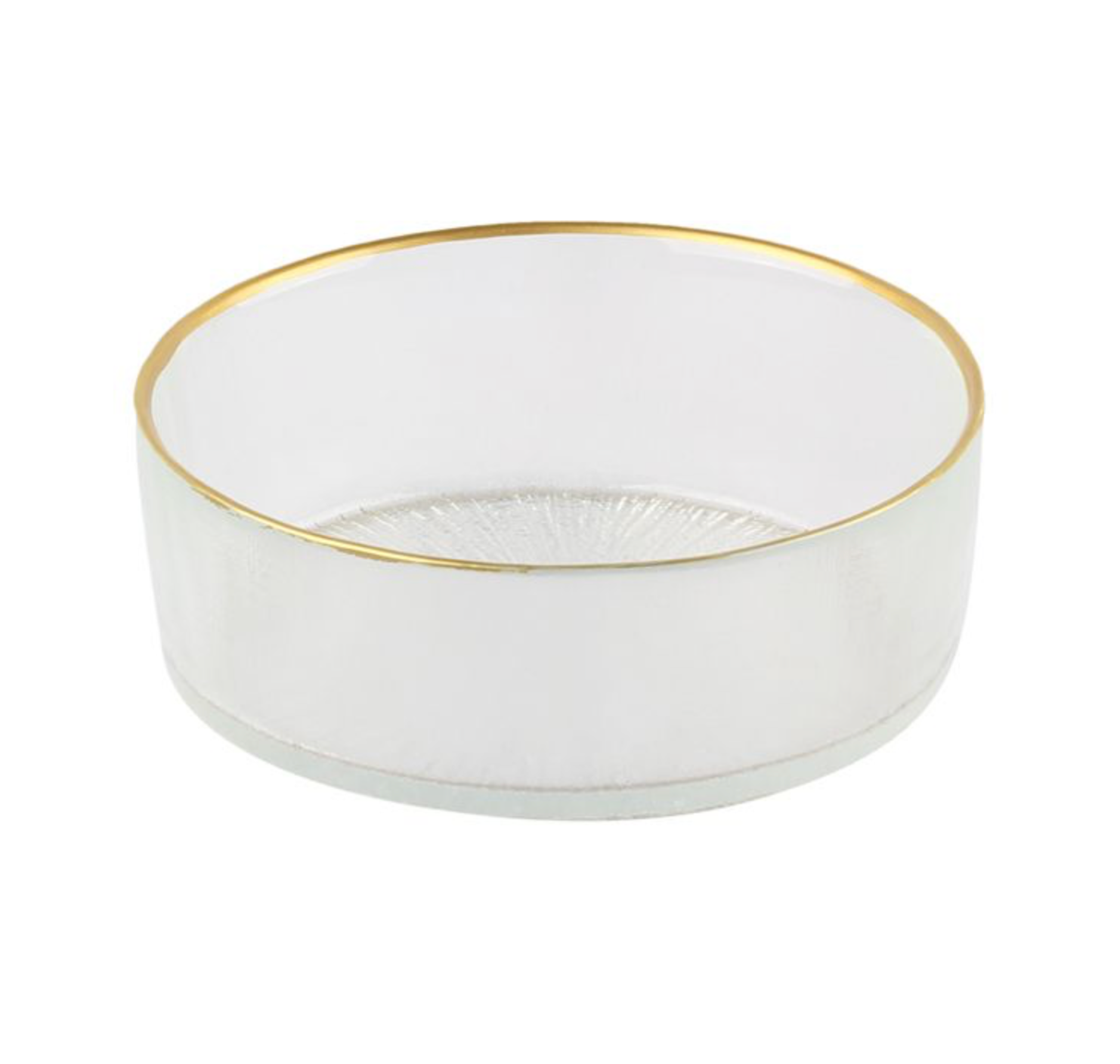 Rexy Bowls Set | 12 CM Transparent Gold 6-Piece