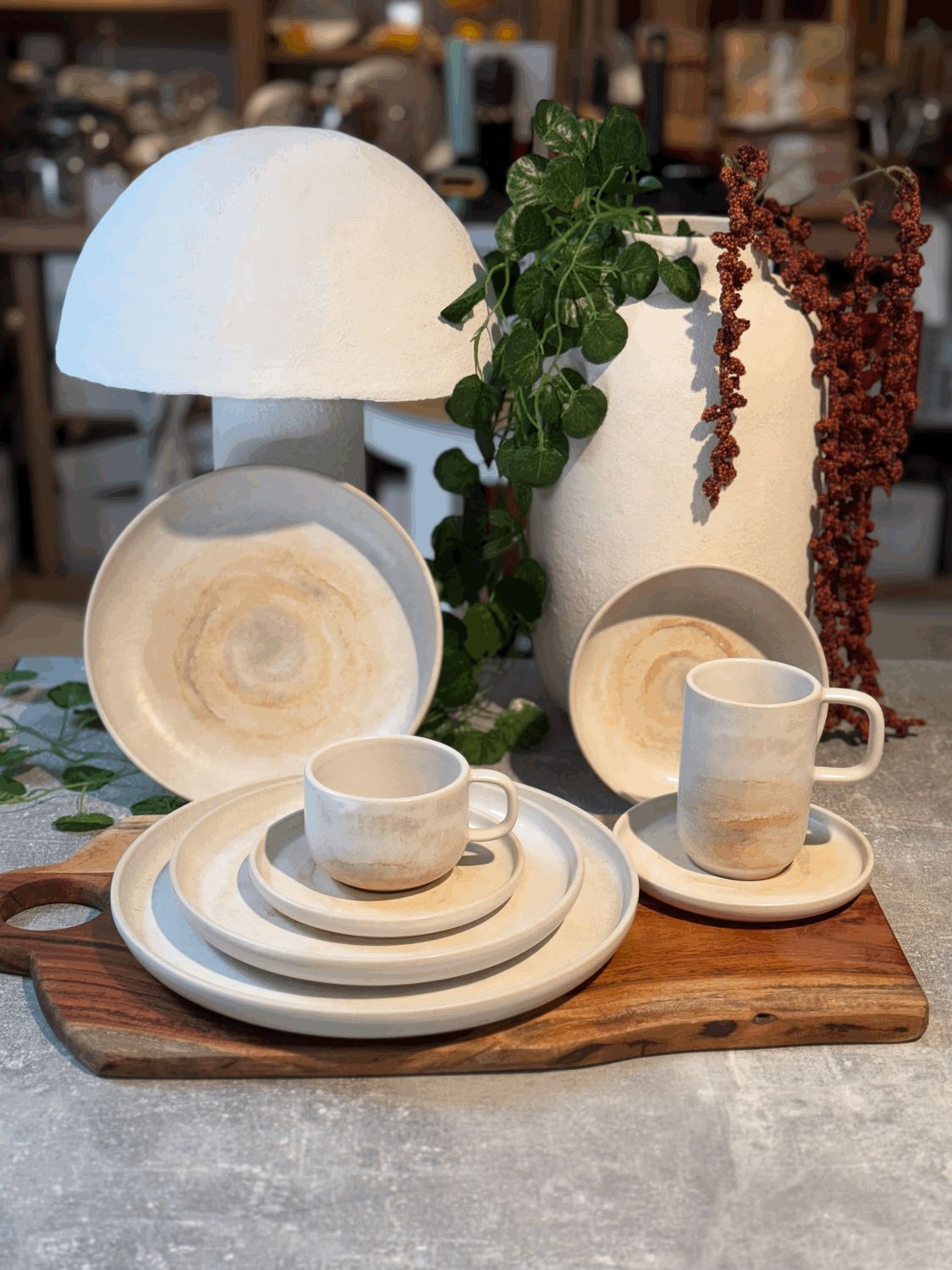 S&amp;P Collection Sunrise Aquarel 18-piece dinnerware set for 6 persons