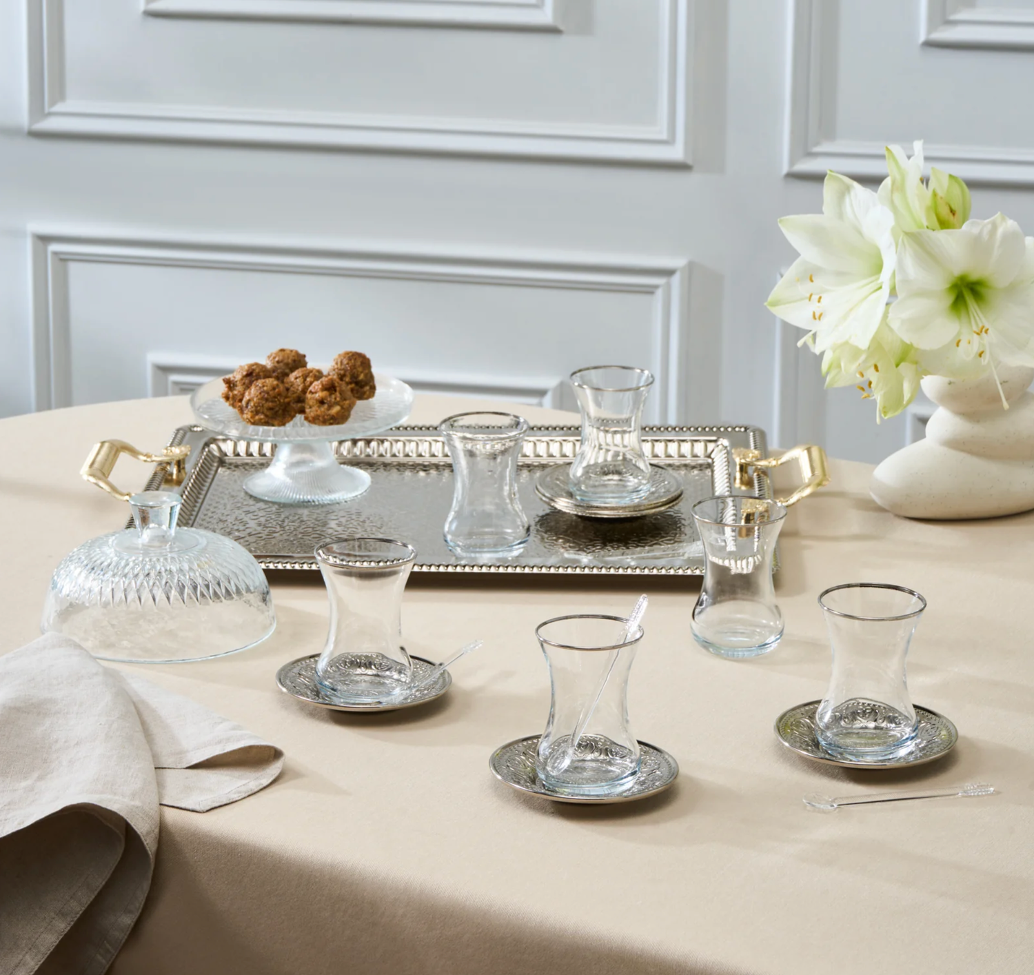 Karaca Deniz 19-Piece Tea Set