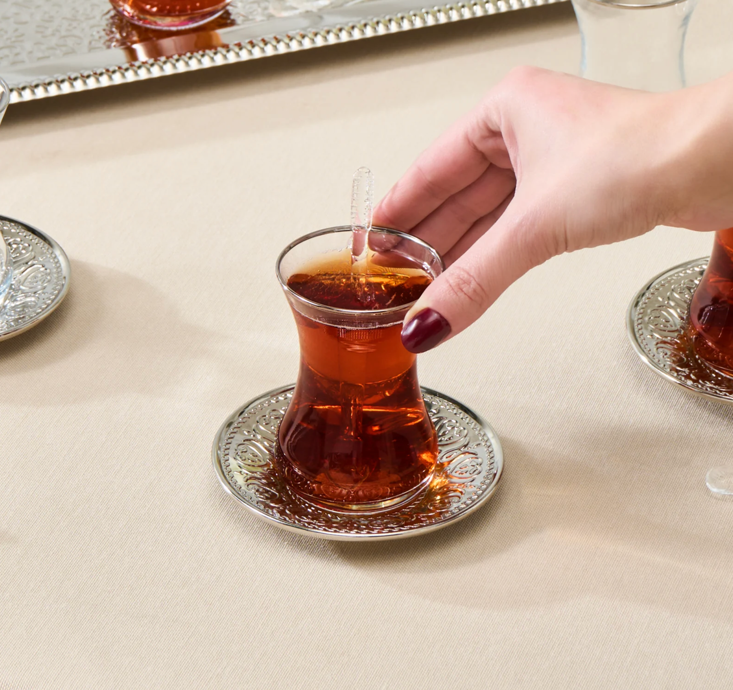 Karaca Deniz 19-Piece Tea Set
