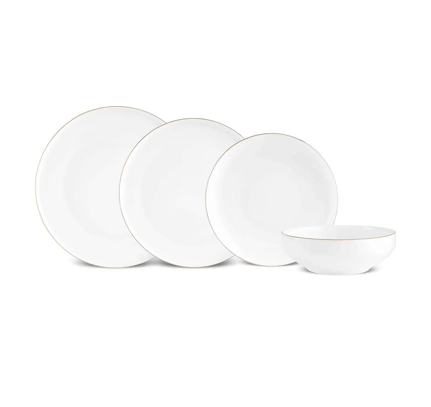 Karaca Streamline New Saturn V2 Gold 24-delig serviesset voor 6 personen Karaca Streamline New Saturn V2 Gold 24-delig serviesset voor 6 personen