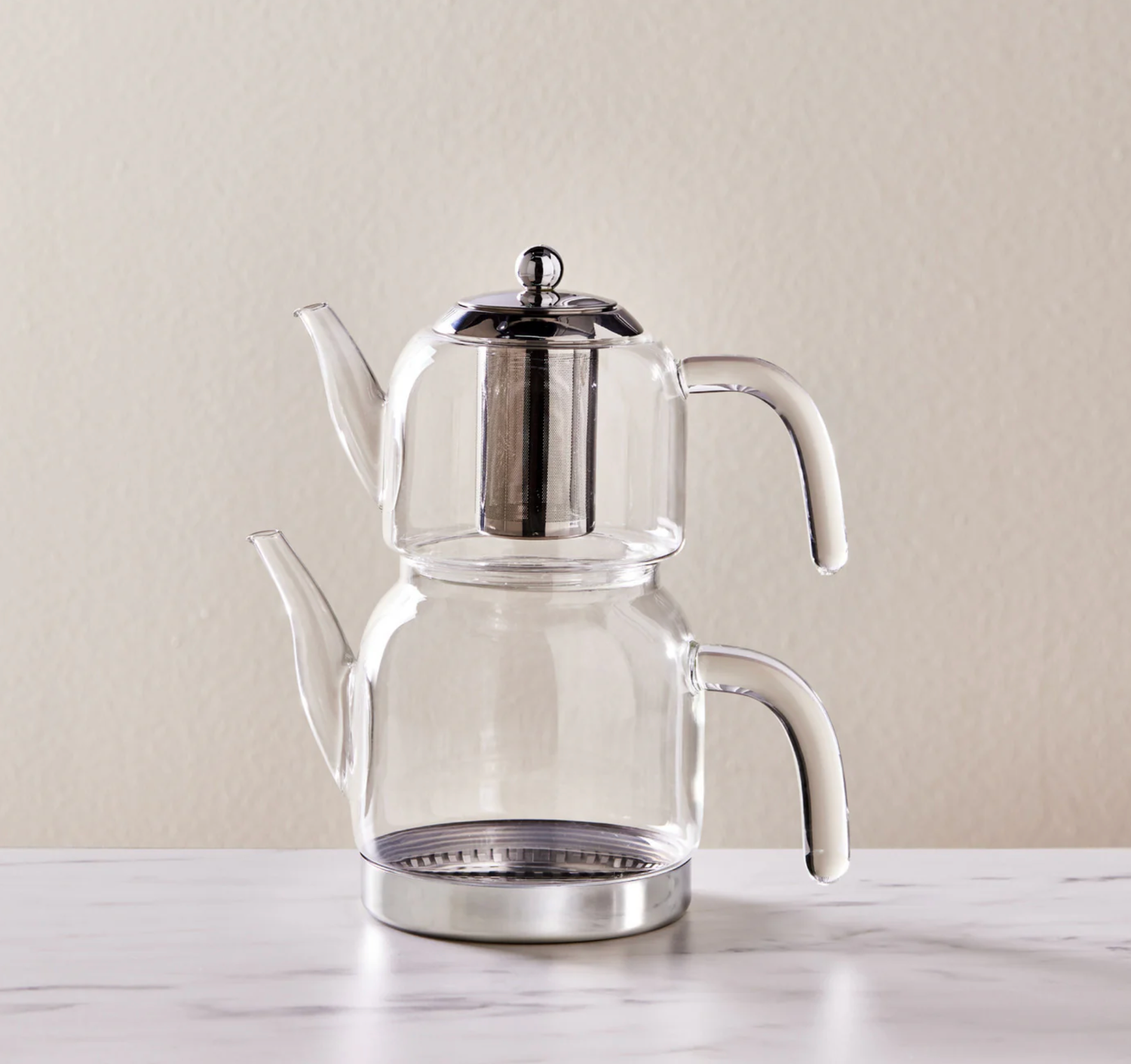 Karaca Panora Glazen Theepot XL