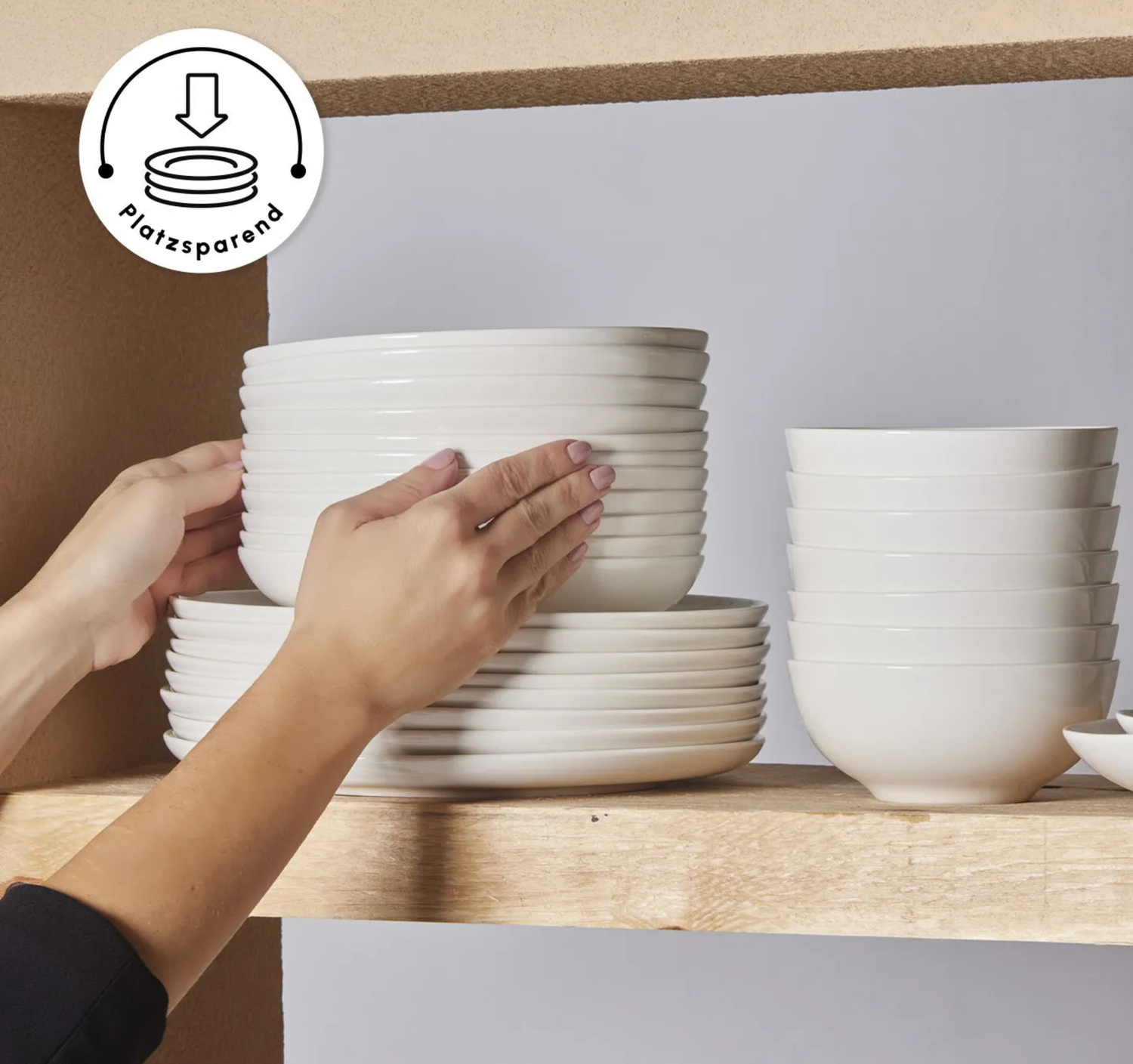 Karaca Forever Bone Allure 41-delige 12-persoons Serviesset